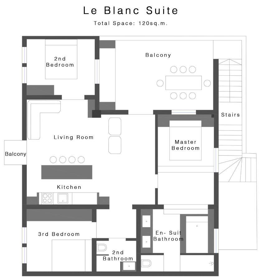 Le Blanc Suite Mesaria Exteriér fotografie